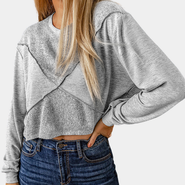Joanie - Damen-Top mit kunstvollem Patchwork-Muster