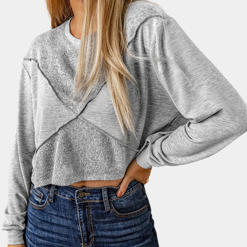 Joanie - Damen-Top mit kunstvollem Patchwork-Muster