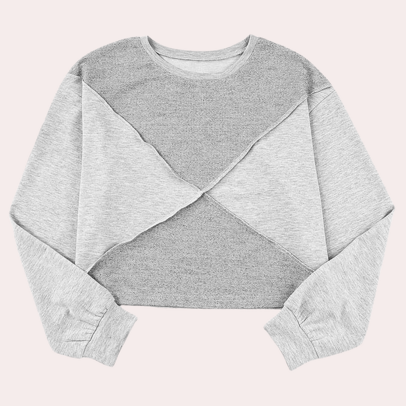 Joanie - Damen-Top mit kunstvollem Patchwork-Muster