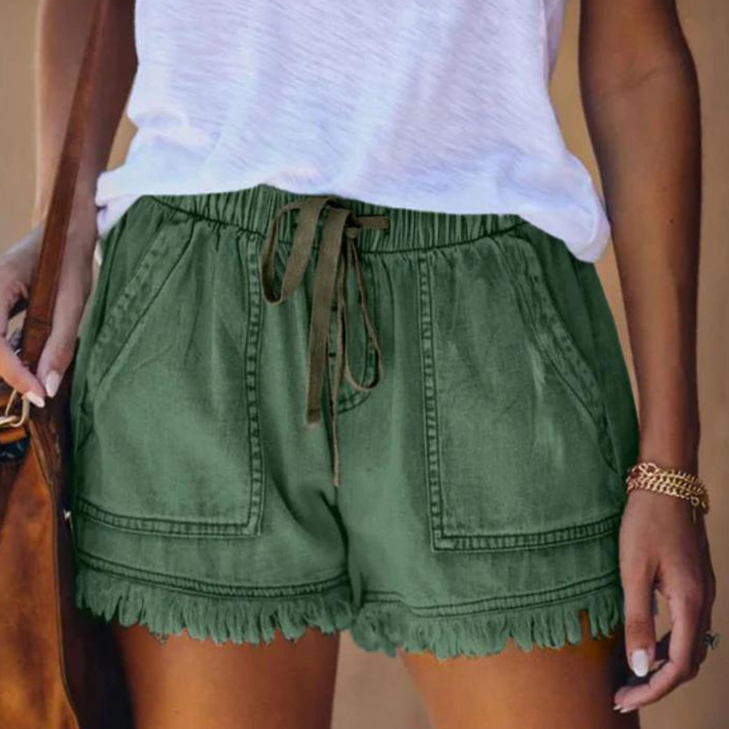 Delfine - Lässige Damen-Shorts mit Eingrifftaschen