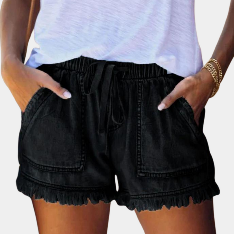 Delfine - Lässige Damen-Shorts mit Eingrifftaschen
