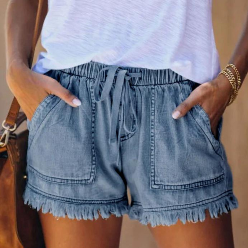 Delfine - Lässige Damen-Shorts mit Eingrifftaschen