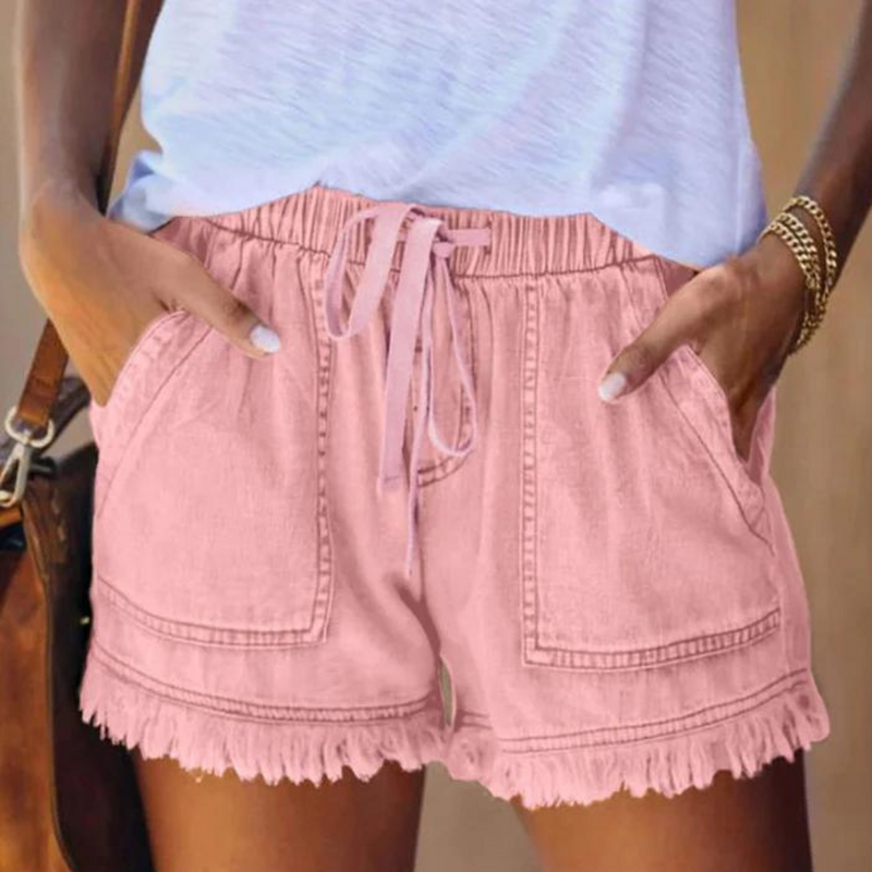 Delfine - Lässige Damen-Shorts mit Eingrifftaschen