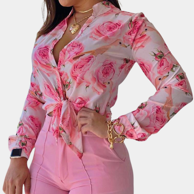 Ora – Erfrischendes Sommerset mit Bluse und Shorts