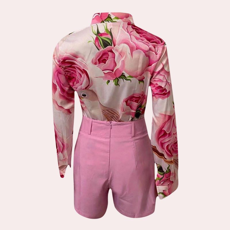 Ora – Erfrischendes Sommerset mit Bluse und Shorts