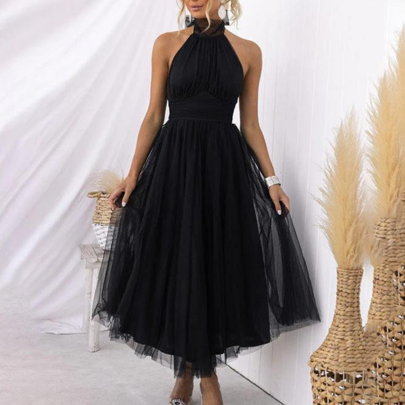 Elegante und bequeme lange Damenkleid für besondere Anlässe