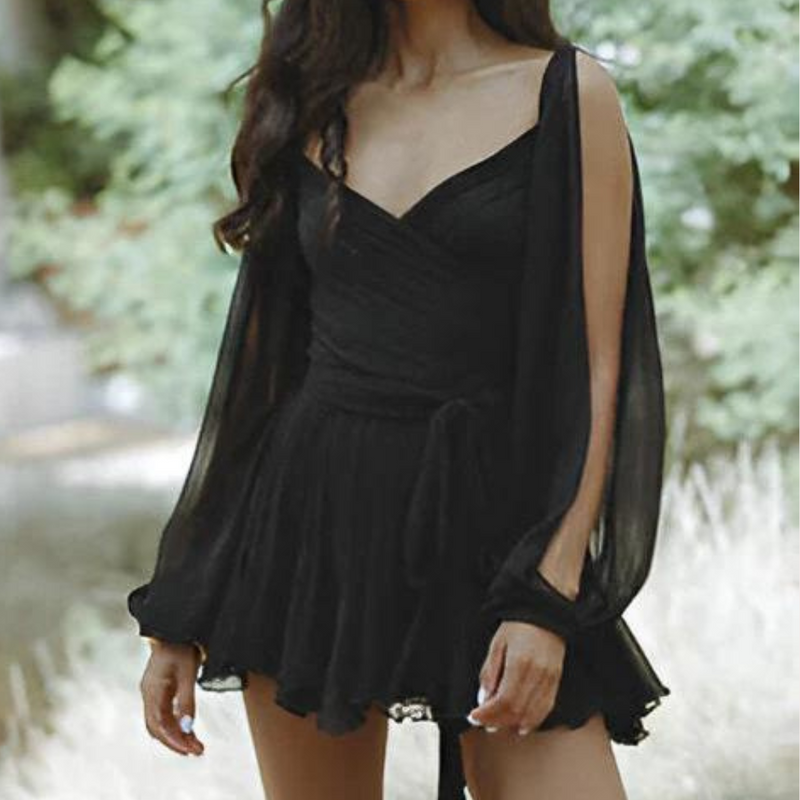 Gloria - Verführerisches und luftiges Sommerkleid für Damen mit Lanternärmeln
