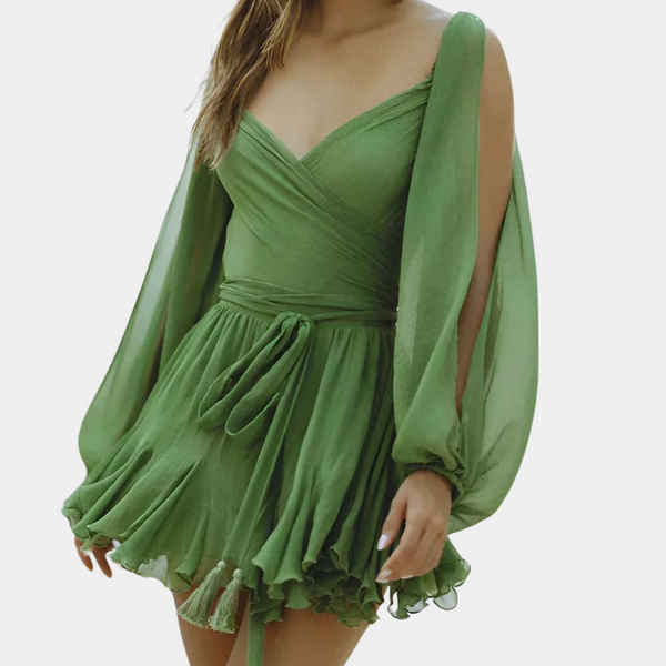 Gloria - Verführerisches und luftiges Sommerkleid für Damen mit Lanternärmeln