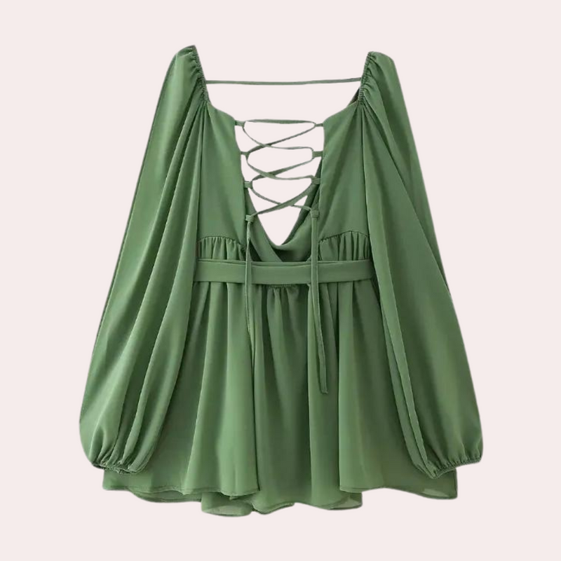 Gloria - Verführerisches und luftiges Sommerkleid für Damen mit Lanternärmeln