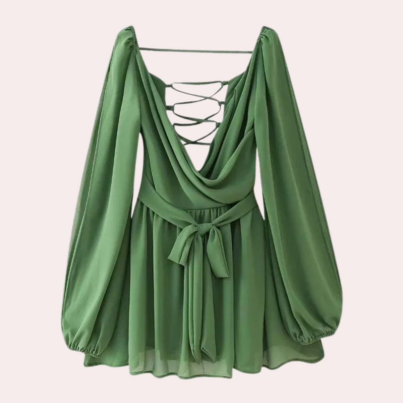 Gloria - Verführerisches und luftiges Sommerkleid für Damen mit Lanternärmeln
