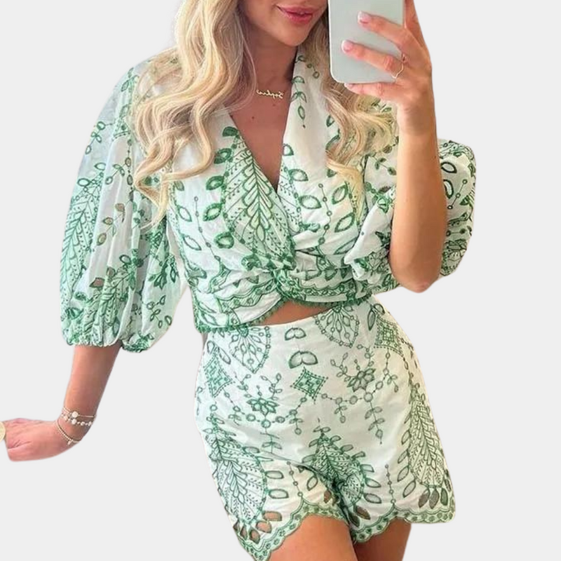Clementina - Stilvolles 2-teiliges Set für moderne Frauen