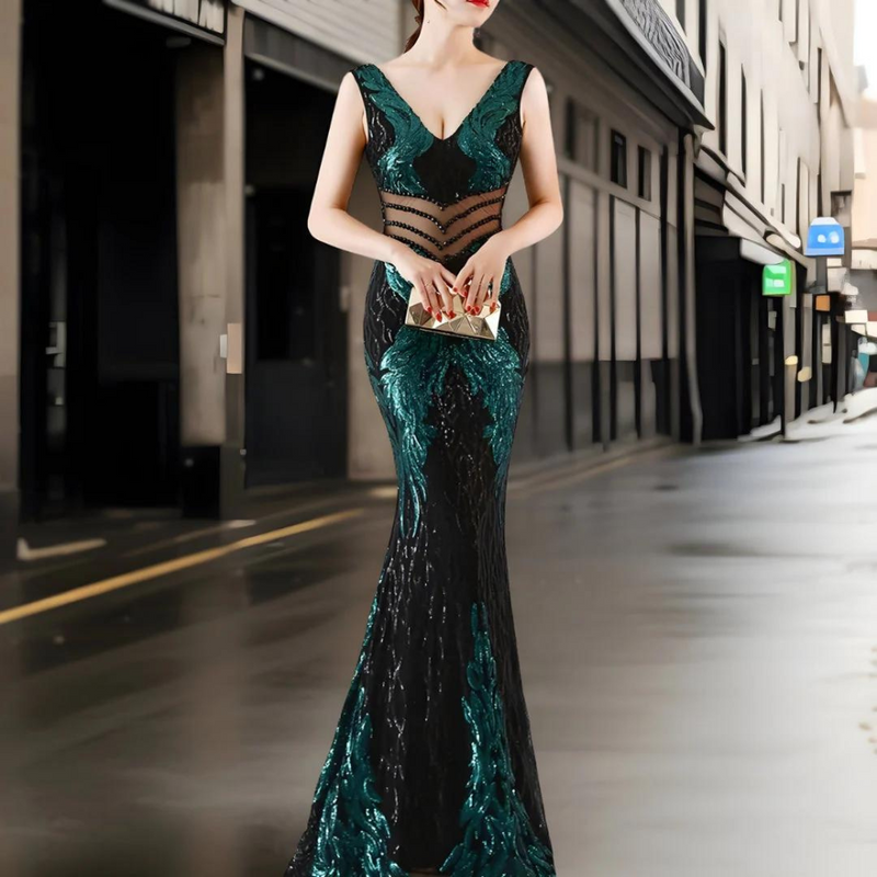 Elegantes Lang-Damenkleid für Stil und Komfort