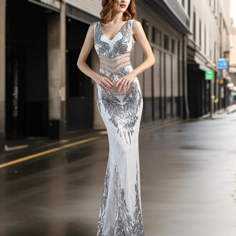 Elegantes Lang-Damenkleid für Stil und Komfort
