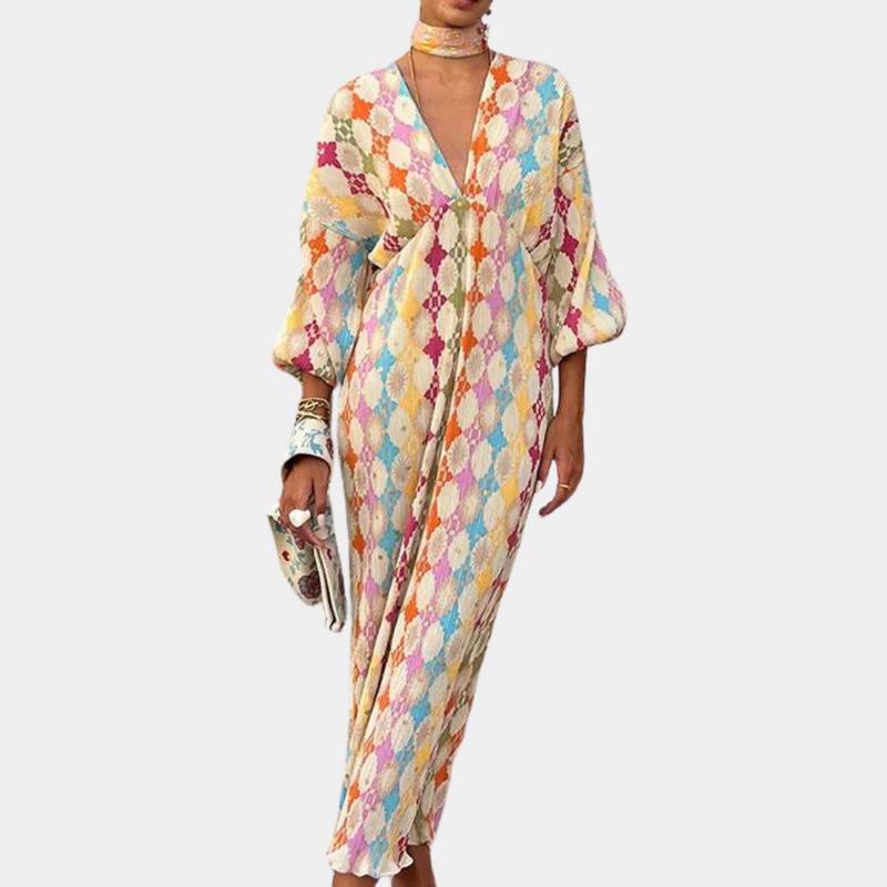 Elegante lange Sommerkleid für stilbewusste Frauen