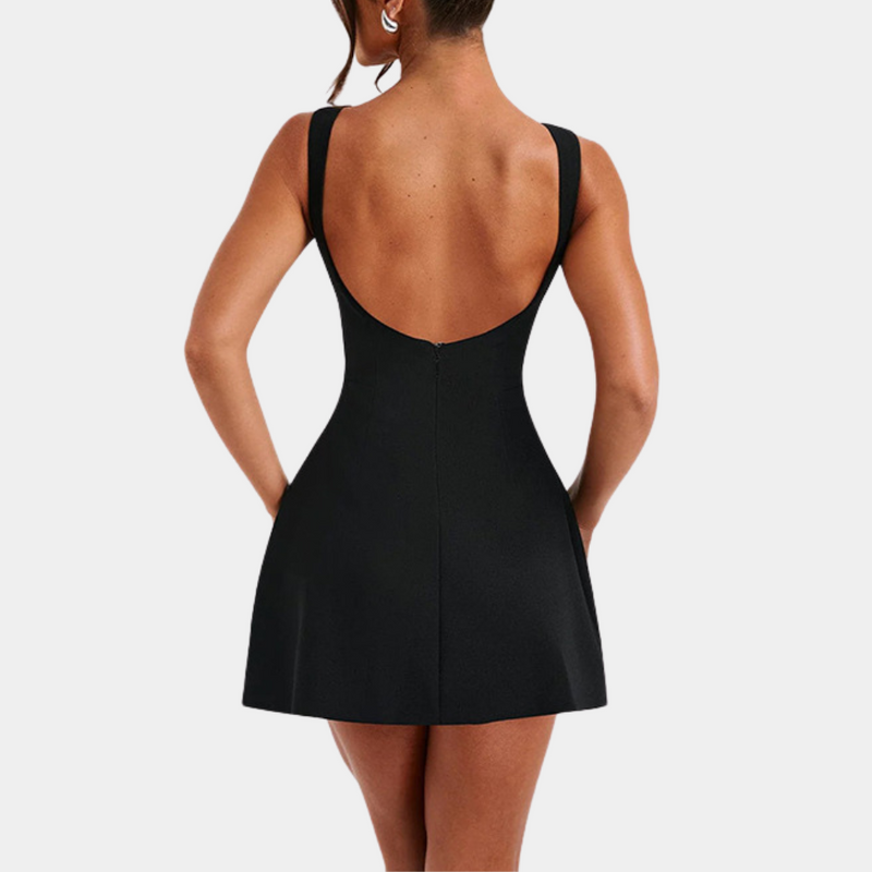 Elegantes Damen ärmelloses Sommerkleid für jeden Anlass