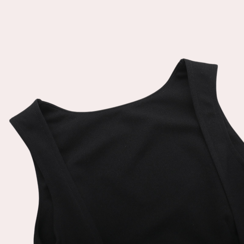 Elegantes Damen ärmelloses Sommerkleid für jeden Anlass