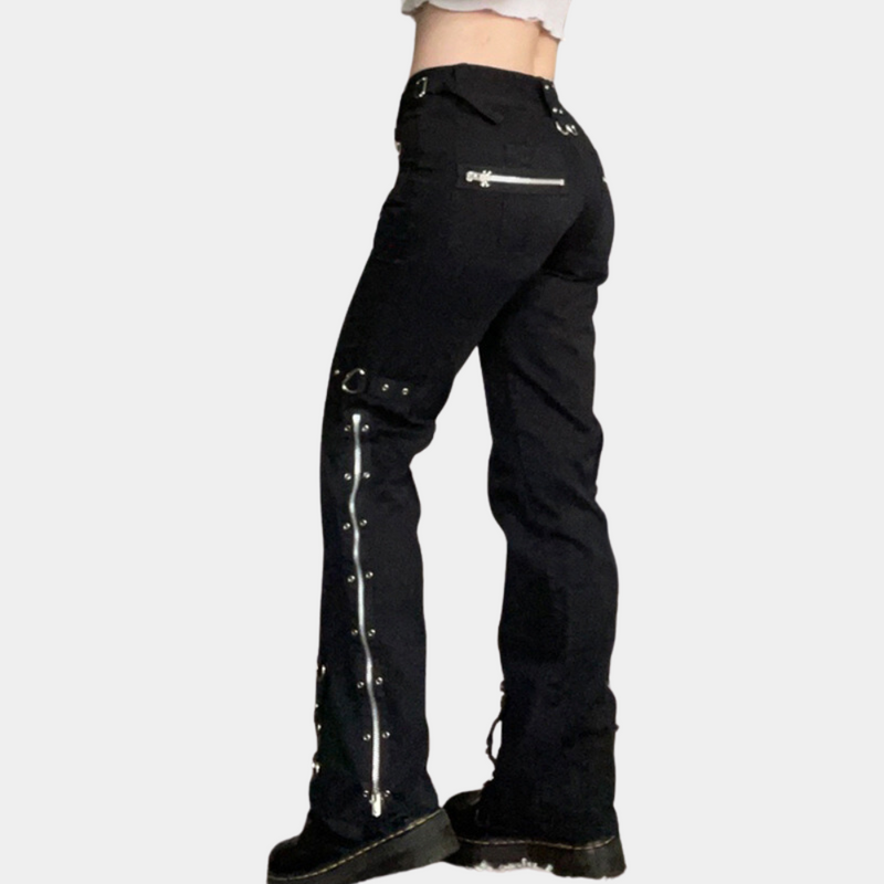 Bequeme Cargo-Hose für Damen mit funktionalen Taschen