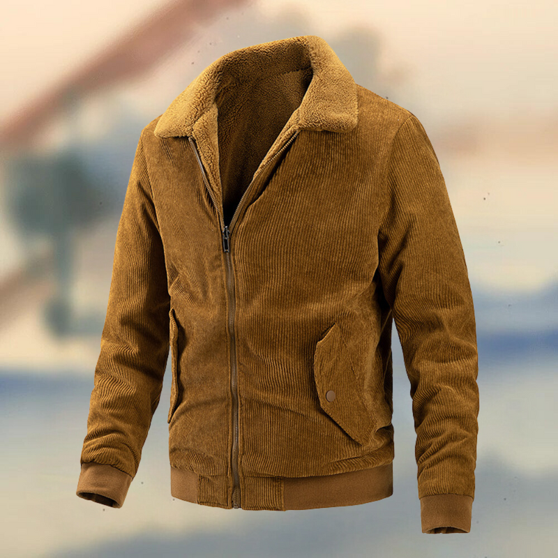 Bequeme Elegant Corduroy Herrenjacke