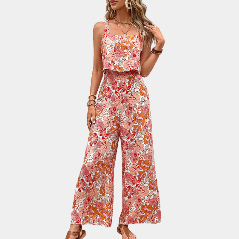 Desiree - Stilvoller Blumen-Jumpsuit für Damen