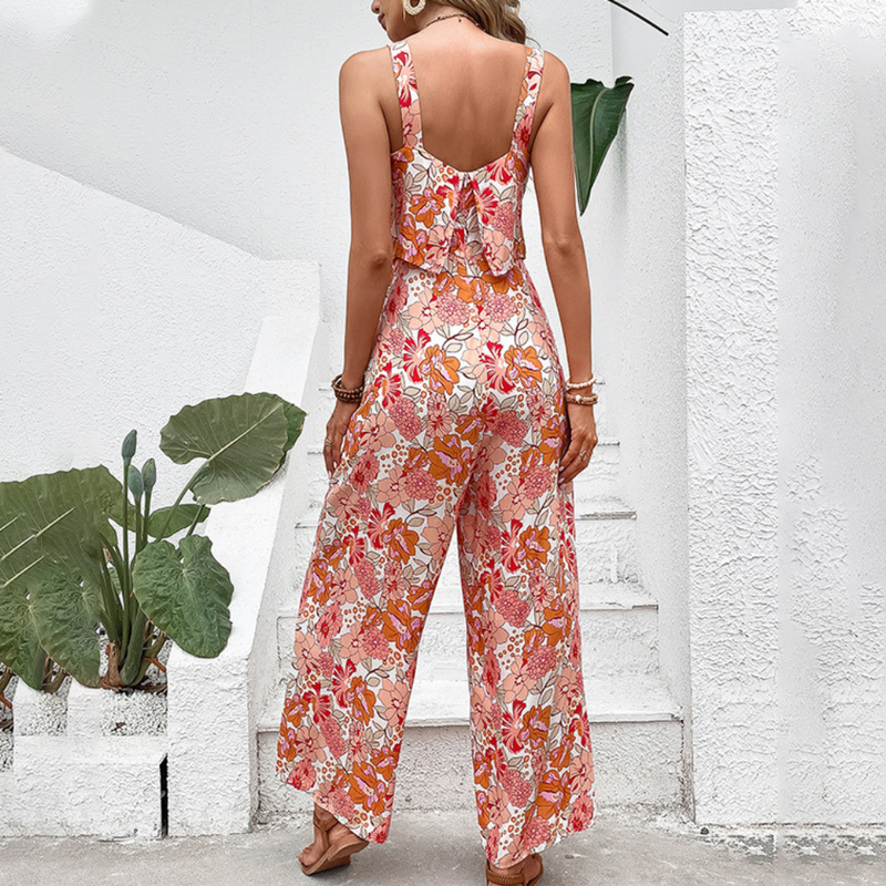 Desiree - Stilvoller Blumen-Jumpsuit für Damen