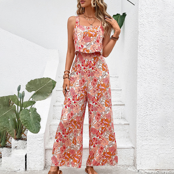 Desiree - Stilvoller Blumen-Jumpsuit für Damen