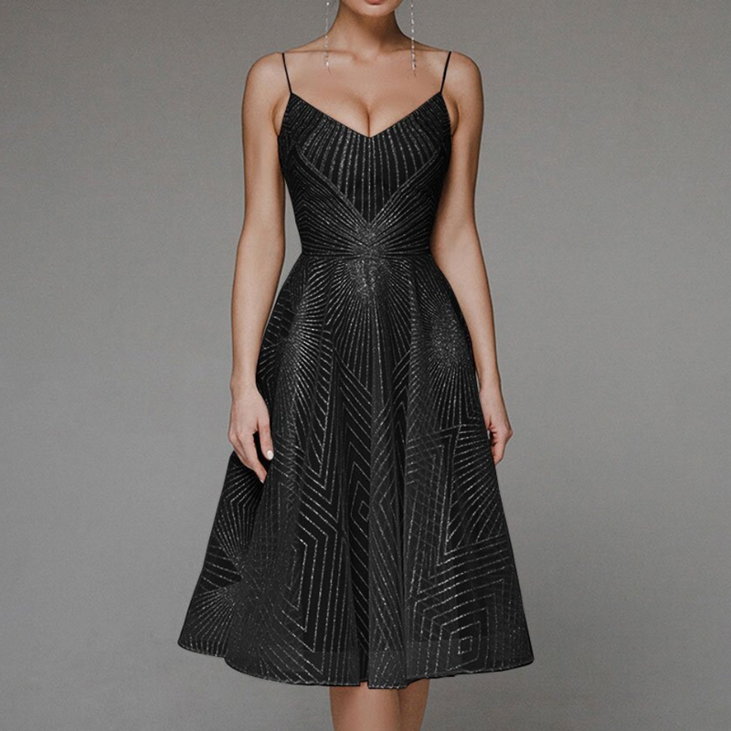 Elegante Kleid mit Offenem Rücken für Besondere Anlässe