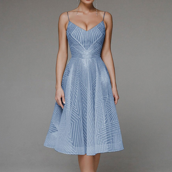 Elegante Kleid mit Offenem Rücken für Besondere Anlässe