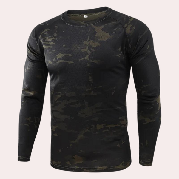 Ludvig - Trendiges Camouflage Herrenhemd mit langen Ärmeln