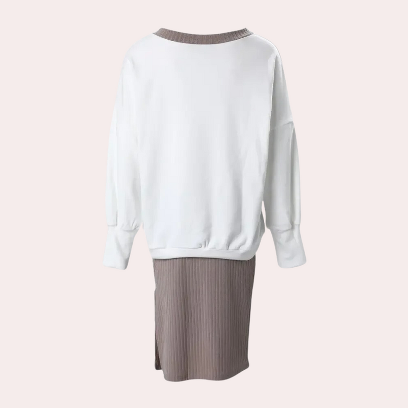 Paulina – Elegante Kombination aus Oberteil und Rock für Damen