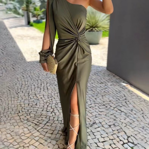 Elegantes Ein-Schulter Kleid für besondere Anlässe