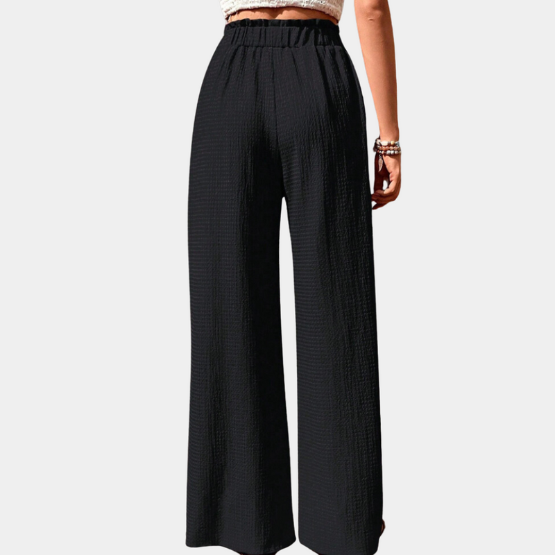 Olivia - Elegante Damenhose mit Weitem Bein für den Sommer