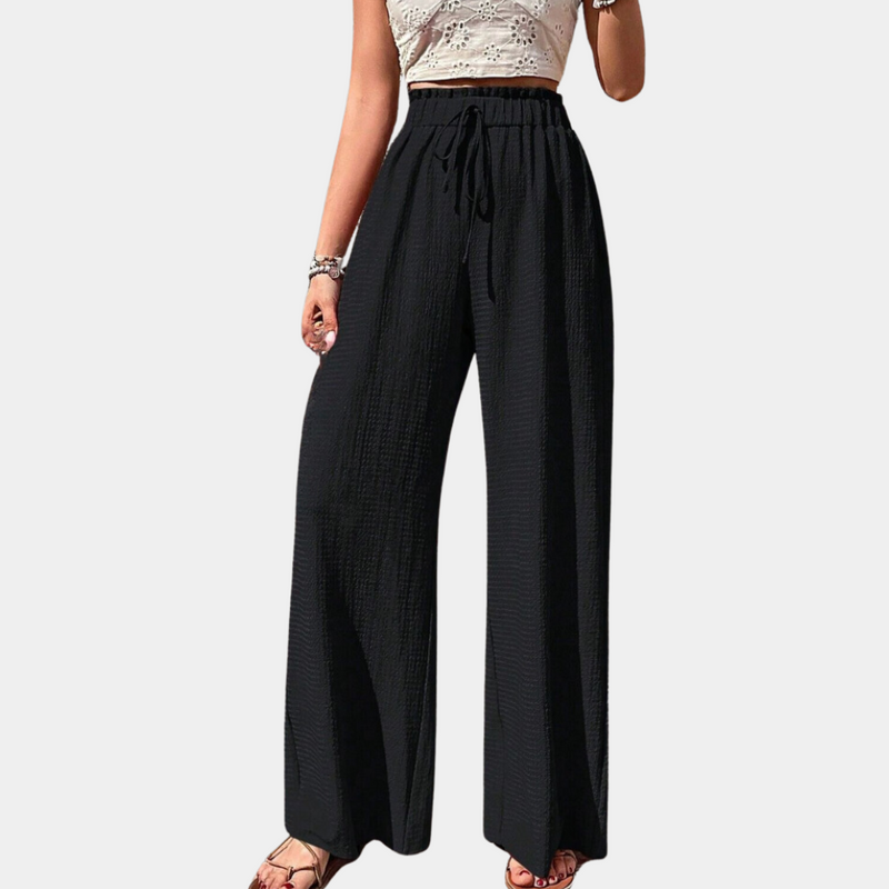 Olivia - Elegante Damenhose mit Weitem Bein für den Sommer