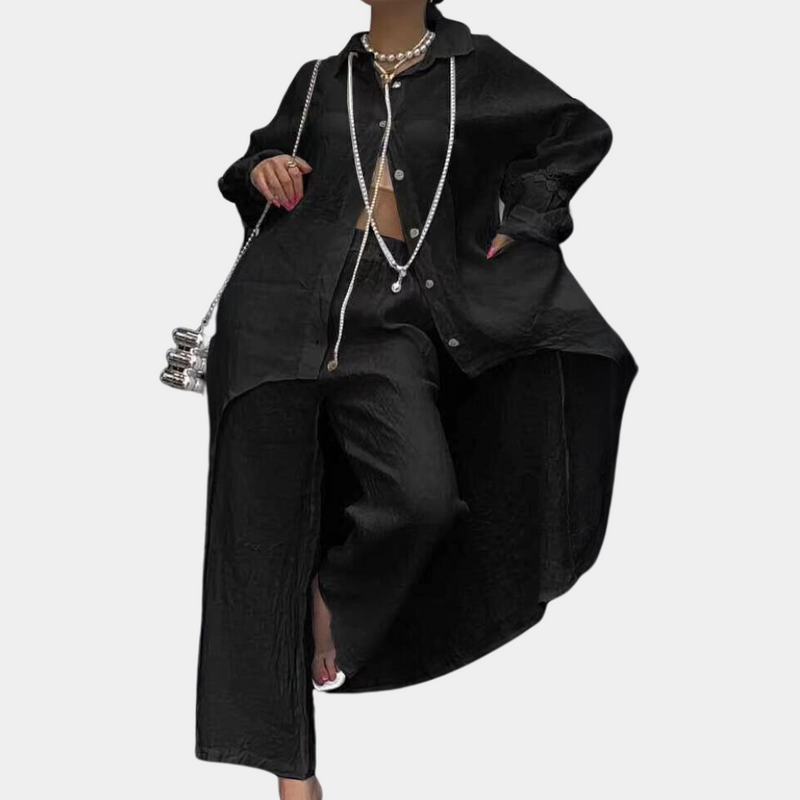 Zina - Trendiges und elegantes zweiteiliges Set für Damen