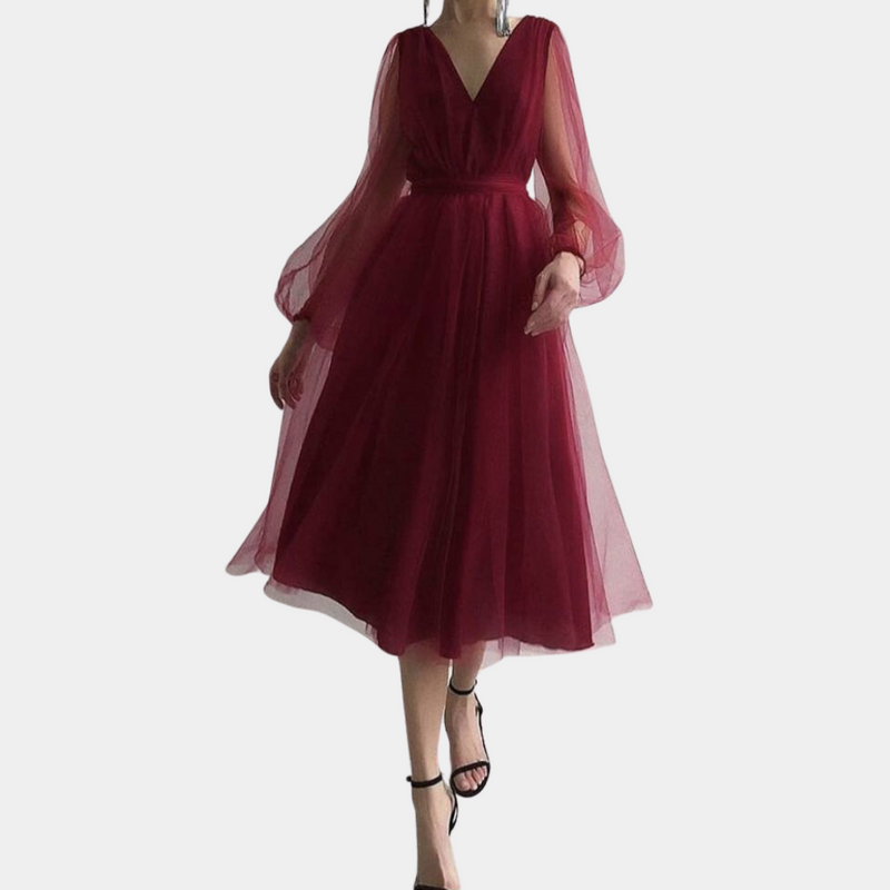 Elegantes Midi-Kleid für stilbewusste Frauen