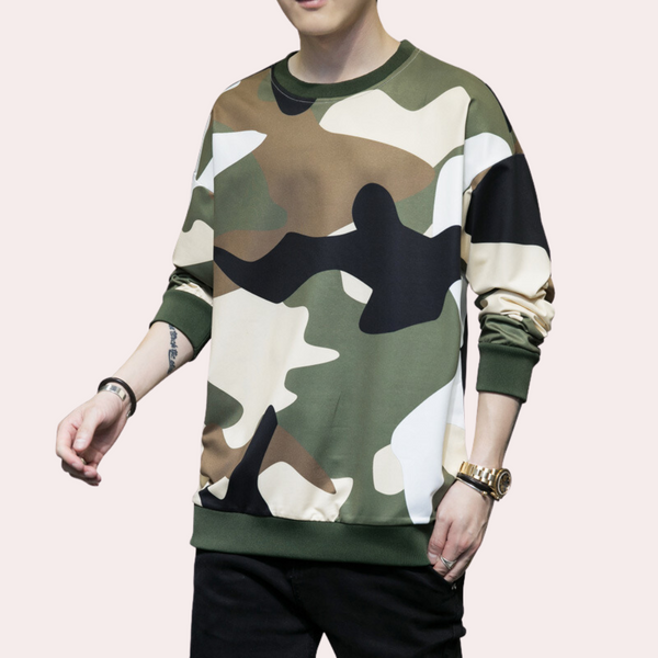 Beniamin - Funktionelles und modisches Camo Sweatshirt