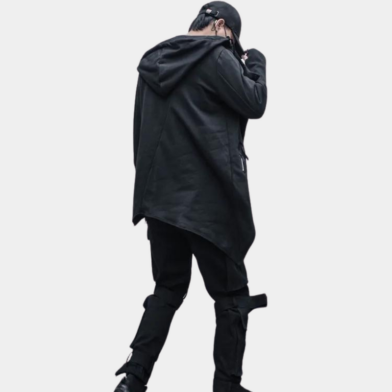 Eleganter asymmetrischer Trenchcoat für Männer