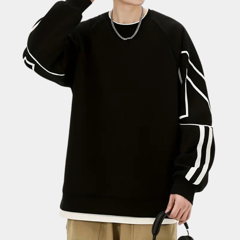 Bequemer Heren Hoodie mit Lockerem Schnitt