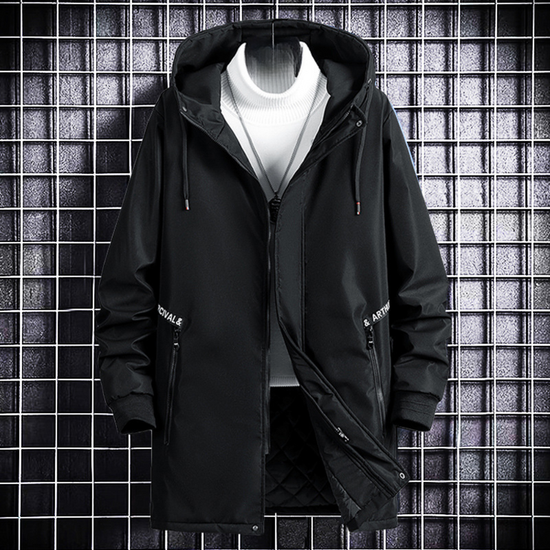 Warme modische Herrenjacke mit Farbverlauf