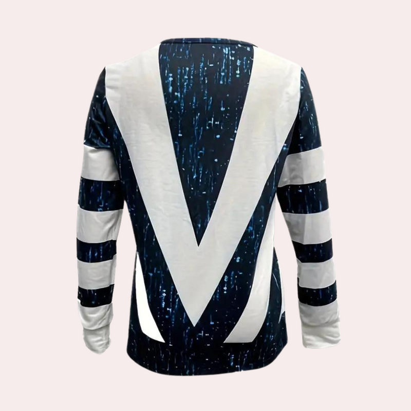 Leocadia - Modernes Langarm-Zip-up-Shirt für Frauen