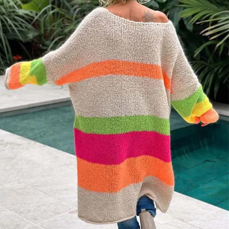 Cressida - Bequemer bunter Damenpullover