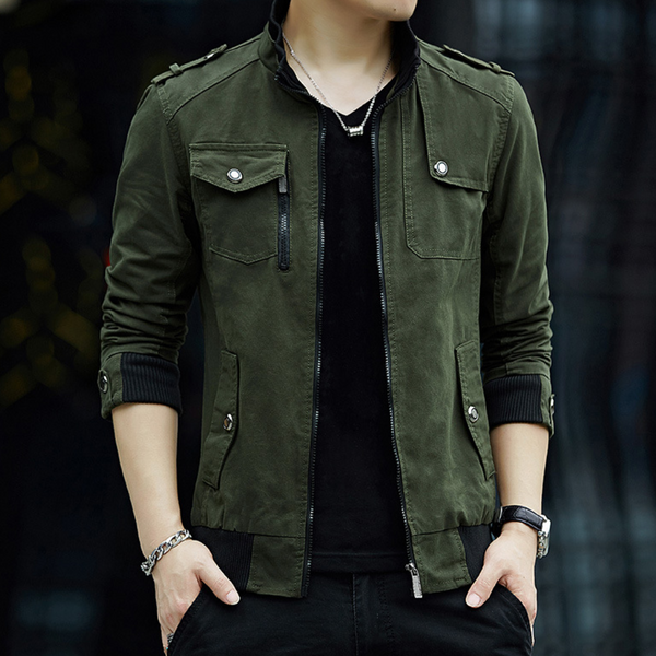 Stylische und funktionelle Cargo-Jacke