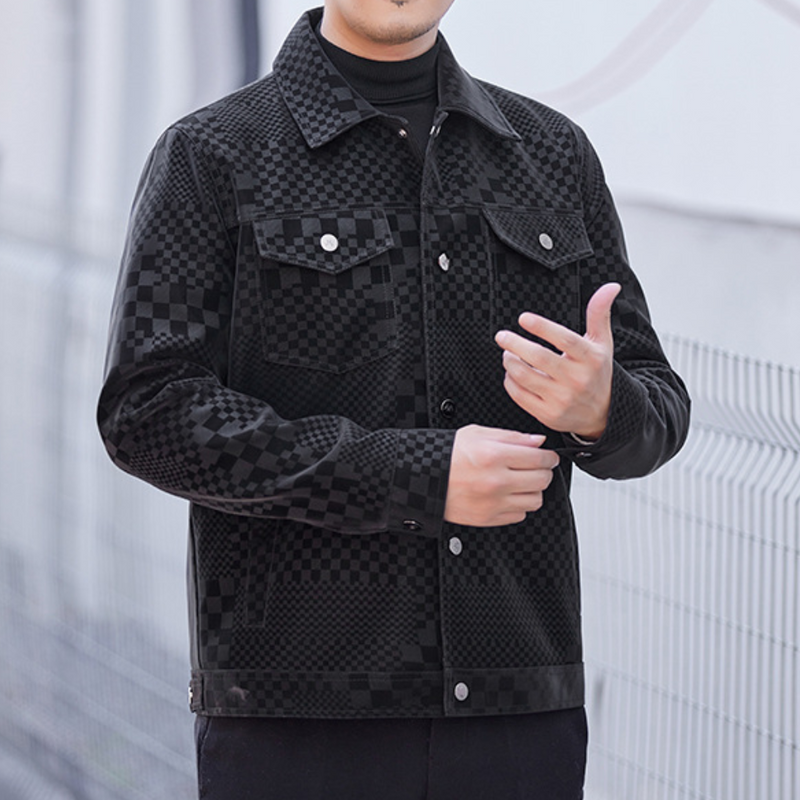 Bequeme, elegante Knüpfjacke für Männer