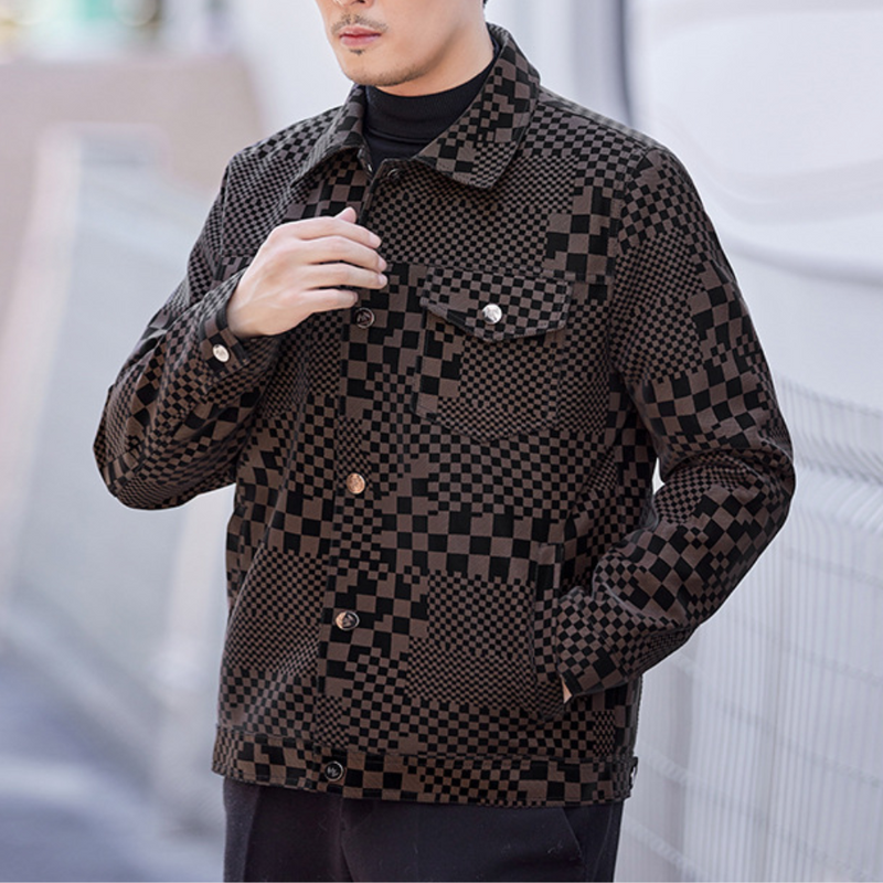 Bequeme, elegante Knüpfjacke für Männer