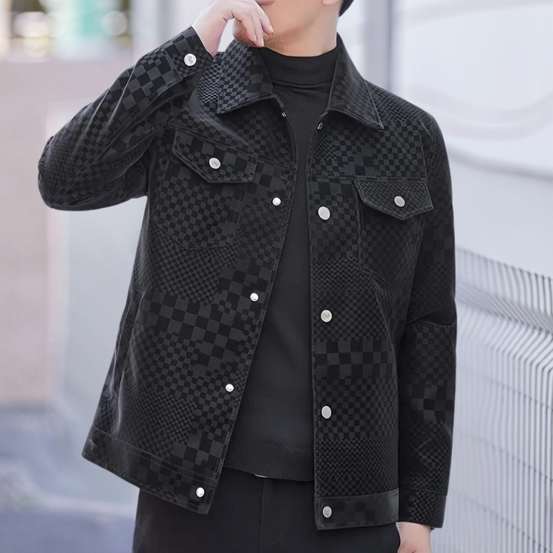 Bequeme, elegante Knüpfjacke für Männer