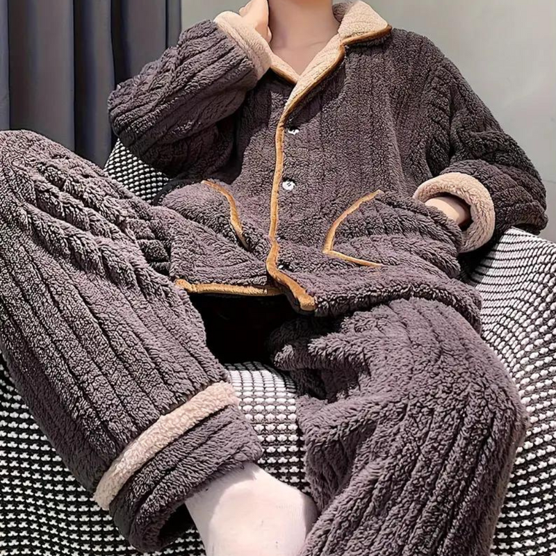 Weicher und Bequemer Pyjama Set für Männer