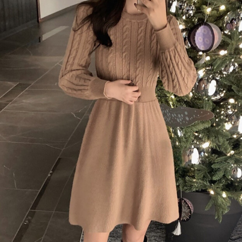 Bequemes und stilvolles Strickkleid für Damen