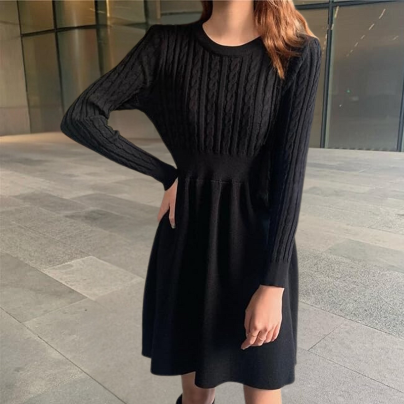 Bequemes und stilvolles Strickkleid für Damen