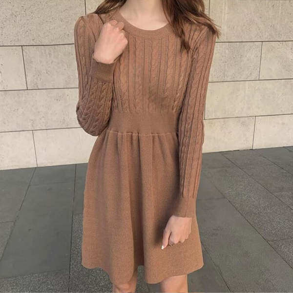Bequemes und stilvolles Strickkleid für Damen