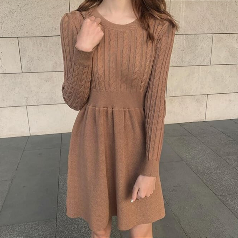 Bequemes und stilvolles Strickkleid für Damen