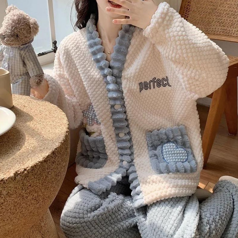 Vivien - Warme und bequeme Damen-Pyjamaset